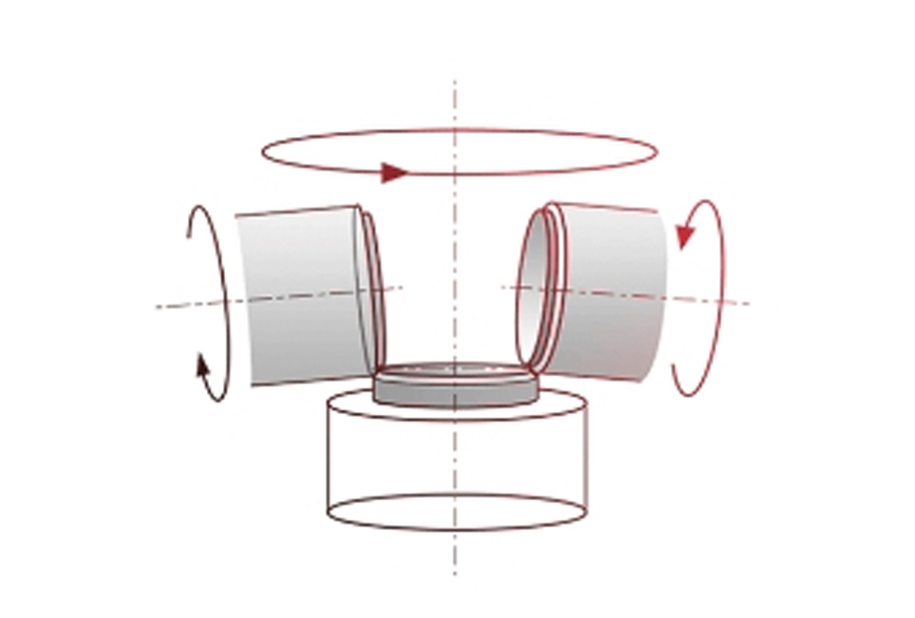 Technologie nýtování rolováním BalTec – princip válcování a tváření